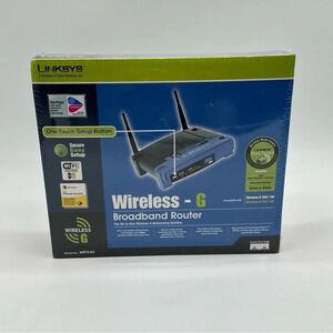 Linksys Wireless-G 2.4 Ghz Broadband 4PORT 802.11g Router WRT54GS NEW SEALED